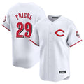 Cincinnati Reds #29 TJ Friedl Player White HOLBERT Limited Home Stitched Jerseys
