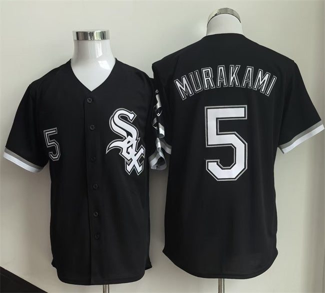 Chicago White Sox #5 Munetaka Murakami Black HOLBERT 2025 Limited Stitched Jersey