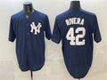 New York Yankees #42 Mariano Rivera Navy HOLBERT Limited Stitched Jersey