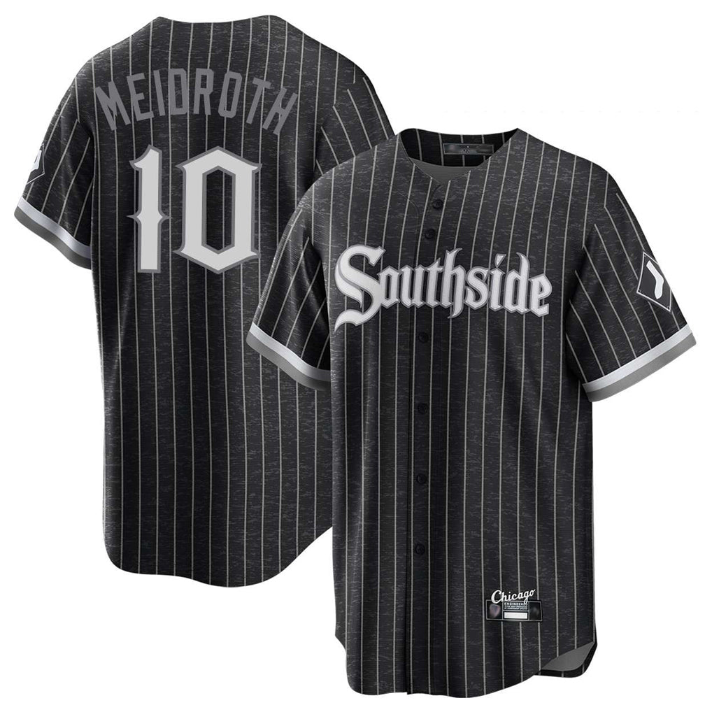 Chicago White Sox #10 Chase Meidroth Player Black HOLBERT City Connect Home Game Stitched Jerseys