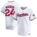 Cleveland Guardians #24 Triston McKenzie White HOLBERT Home Limited Stitched Jersey