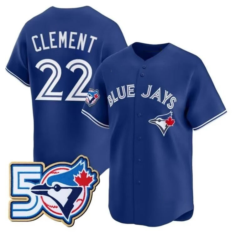 Toronto Blue Jays #22 Vladimir Guerrero Jr. Royal HOLBERT 50th Anniversary Alternate Limited Jersey