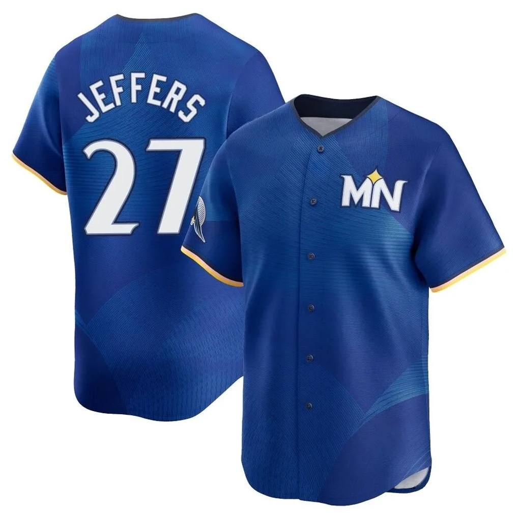 Minnesota Twins #27 Ryan Jeffers Player Royal HOLBERTCity Connect Limited Home Stitched Jerseys