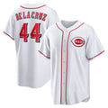 Cincinnati Reds #44 Elly De La Cruz White HOLBERT Home Replica Jersey