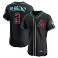 Arizona Diamondbacks #2 Geraldo Perdomo Player Black HOLBERT Limited Elite Home Game Stitched Jerseys