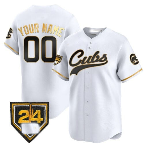 Custom Chicago Cubs 2024 Spring Training Patch Vapor Premier Limited Jersey ¨C White HOLBERT