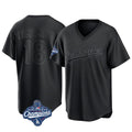 Los Angeles Dodgers #18 Yoshinobu Yamamoto Player Black HOLBERT World Series Meet Pitch Fashion T-shirt Stitched Jerseys