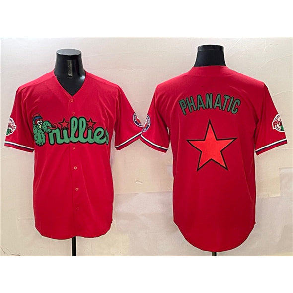 Philadelphia Phillies Red HOLBERT Phanatic Limited Stitched Jersey