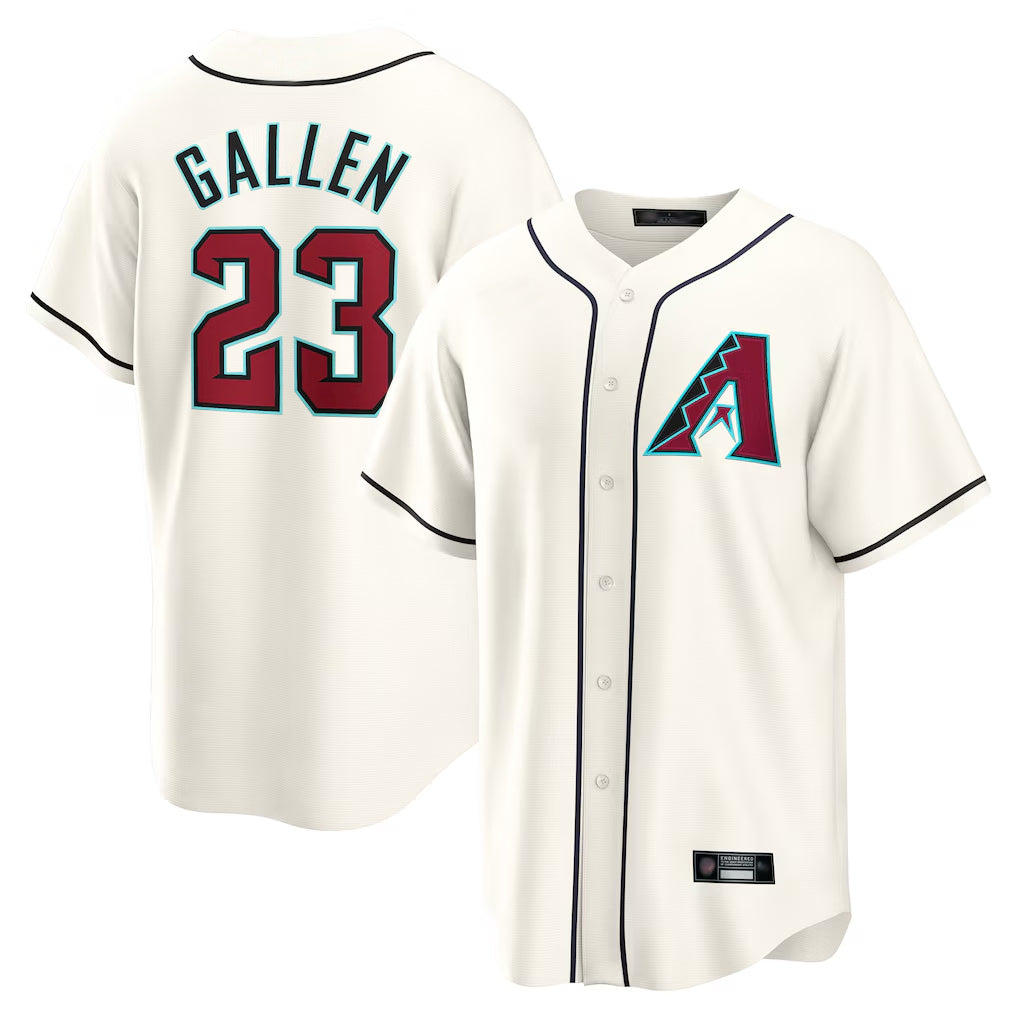 Arizona Diamondbacks #23 Zac Gallen Player Cream HOLBERT Home Game Stitched Jerseys
