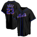 New York Mets #23 Javier Baez Black HOLBERT Replica Jersey