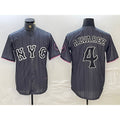 New York Mets #4 Francisco Alvarez Gray HOLBERT 2024 City Connect Cool Base Stitched Jersey