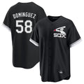 Chicago White Sox #58 Seranthony Dominguez Player Black HOLBERT Spring Training Game Stitched Jerseys