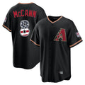 Arizona Diamondbacks #8 James McCann Player Black HOLBERT USA 250 Fourth of July Game Home Stitched Jerseys