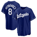 Los Angeles Dodgers #8 Enrique Hernandez Royal HOLBERT Alternate Replica Jersey