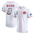 Cincinnati Reds #9 Matt McLain Player White HOLBERT Speedway Classic Limited Elite Home Stitched Jerseys