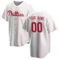 Custom Philadelphia Phillies White HOLBERT Home Replica Jersey