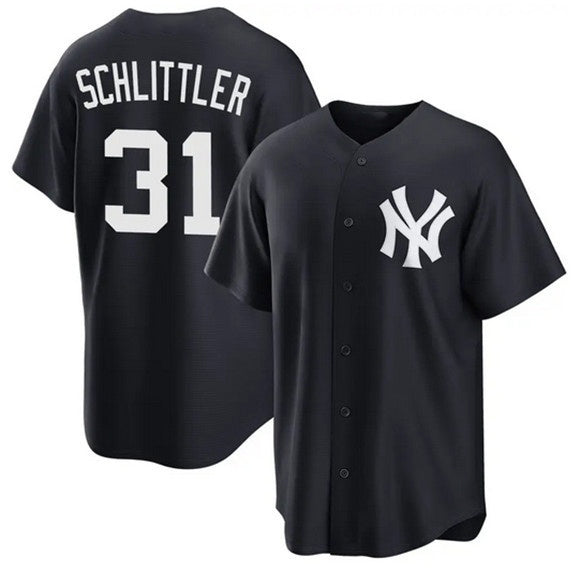 New York Yankees #31 Cam Schlittler Navy HOLBERT 2026 Alternate Stitched Jersey