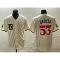 Texas Rangers #53 Adolis Garc¨ªa Cream HOLBERT City Connect Cool Base Stitched Jersey