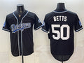 Los Angeles Dodgers #50 Mookie Betts B2B Champs 2026 Black HOLBERT Out Style Vapor Limited Stitched Jersey