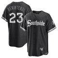 Chicago White Sox #23 Andrew Benintendi Player Black HOLBERT City Connect Home Game Stitched Jerseys