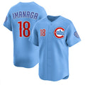 Chicago Cubs #18 Sh¨­ta Imanaga Blue HOLBERT 2024-25 2nd Alternate Limited Stitched Jersey