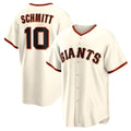 San Francisco Giants #10 Casey Schmitt Cream HOLBERT Home Replica Jersey