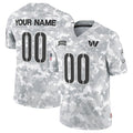 Custom W.Commanders Active Player 2024 F.U.S.E Arctic Camo HOLBERT Salute To Service Limited Stitched Jersey