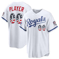 Custom Kansas City Royals HOLBERT 2026 All-Star Edition Stars & Stripes White Stadium Pick-A-Player Jersey
