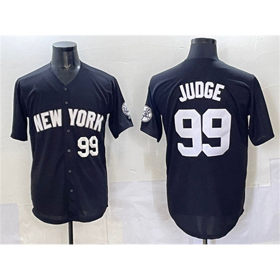 New York Yankees #99 Aaron Judge Black HOLBERT Limited Stitched Jersey