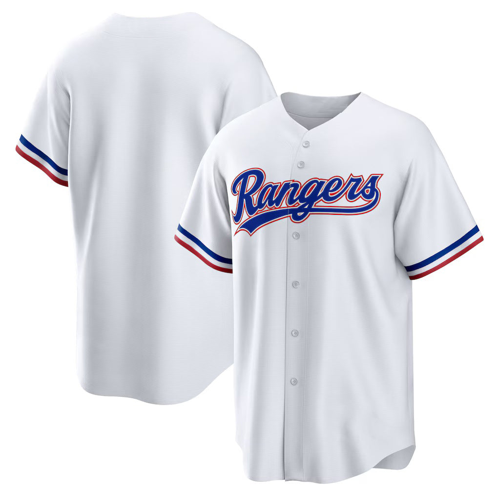 Texas Rangers White HOLBERT Home Replica Team Jersey