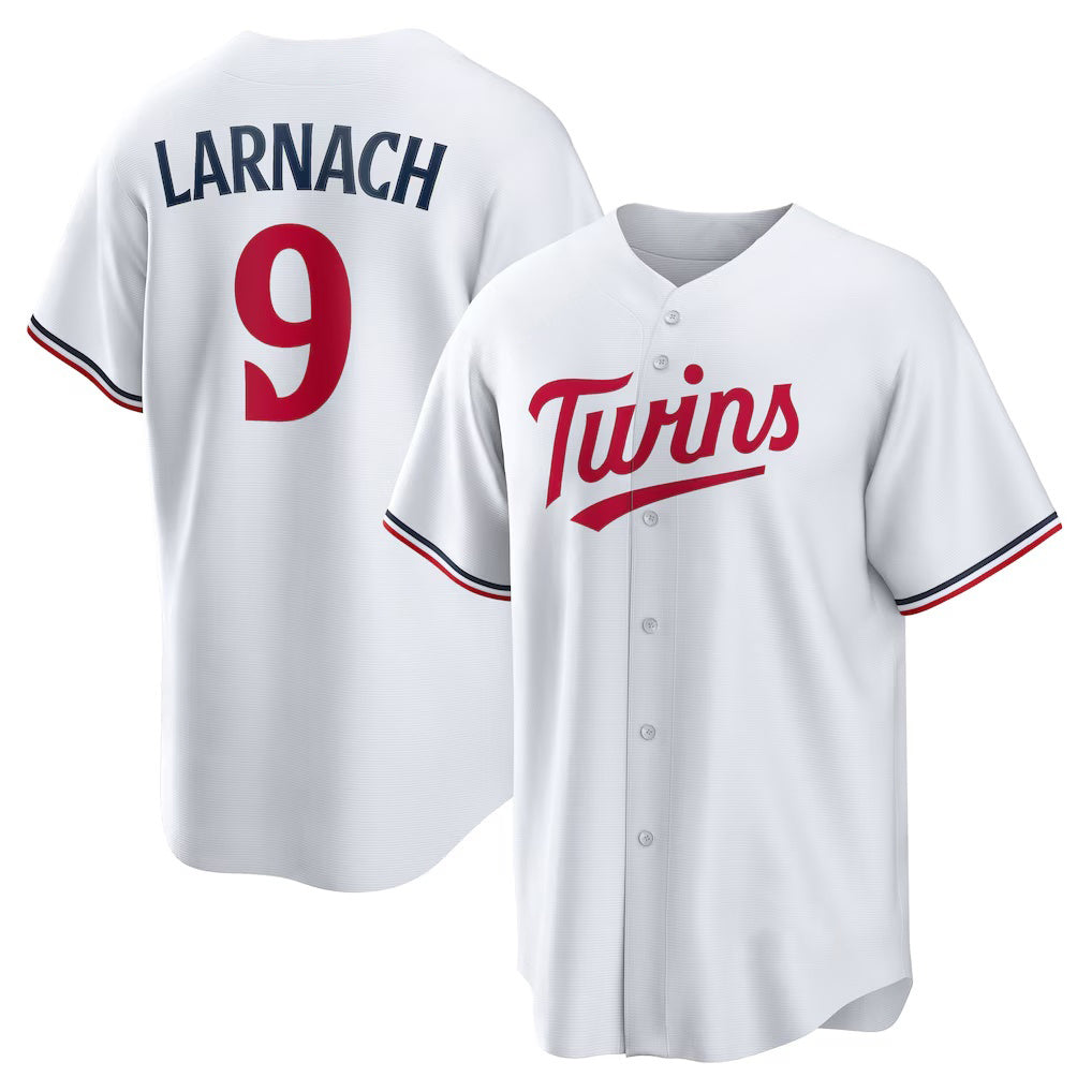 Minnesota Twins #9 Trevor Larnach White HOLBERT Home Replica Jersey