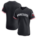 Minnesota Twins Navy HOLBERT Alternate Vapor Premier Elite Patch Jersey