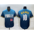 Philadelphia Phillies #10 JT Realmuto Number Blue HOLBERT 2024 City Connect Limited Stitched Jerseys