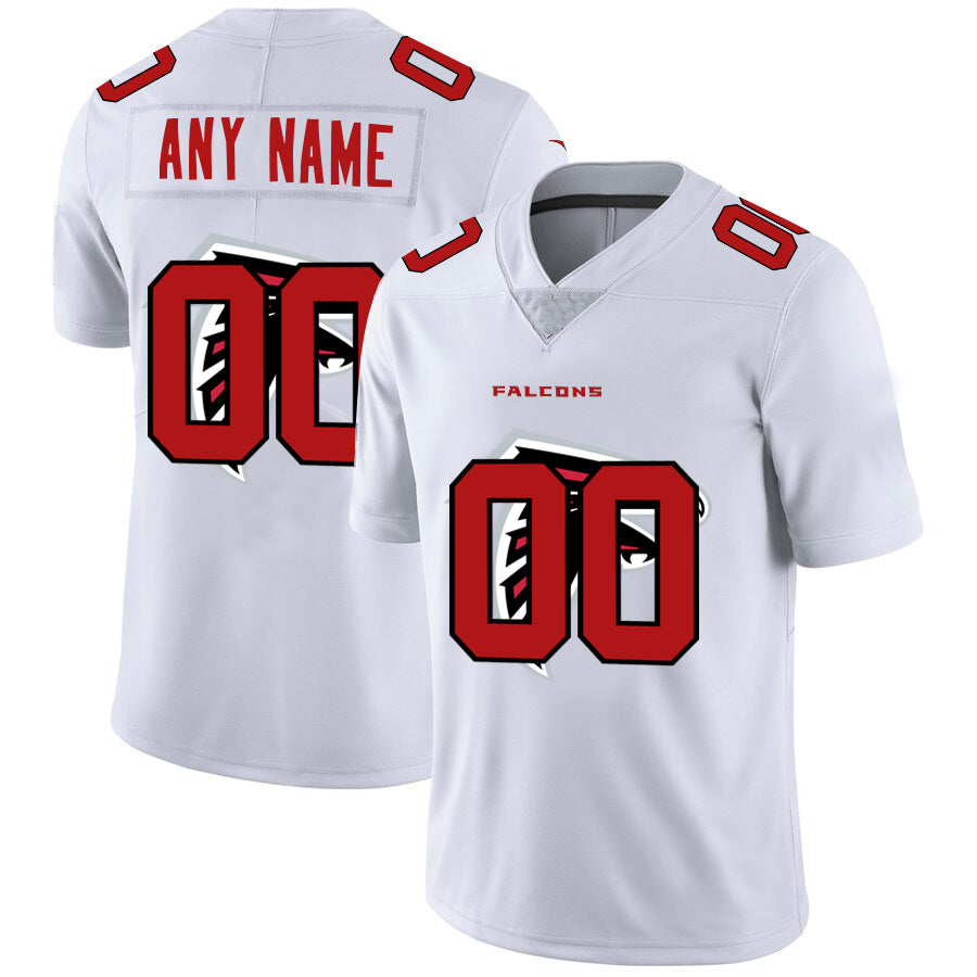 Custom A.Falcons White HOLBERT Team Big Logo Vapor Untouchable Limited Jersey