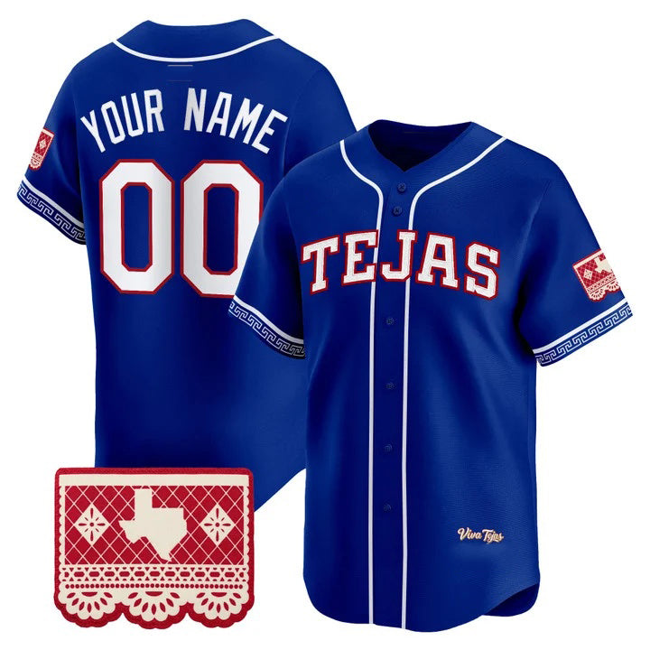 Custom Texas Rangers Royal HOLBERT 2026 City Connect Vapor Premier Limited Jersey - All Stitched