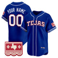 Custom Texas Rangers Royal HOLBERT 2026 City Connect Vapor Premier Limited Jersey - All Stitched