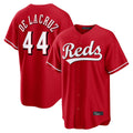Cincinnati Reds #44 Elly De La Cruz Player Red HOLBERT Home Game Stitched Jerseys