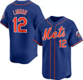 New York Mets #12 Francisco Lindor Royal HOLBERT 2024 Alternate Limited Stitched Jersey