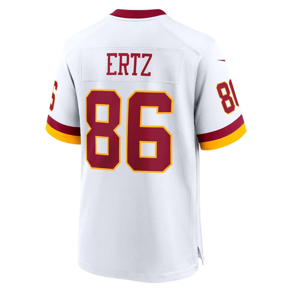 W.Commanders #86 Zach Ertz White HOLBERT Game Super Bowl Era Jersey