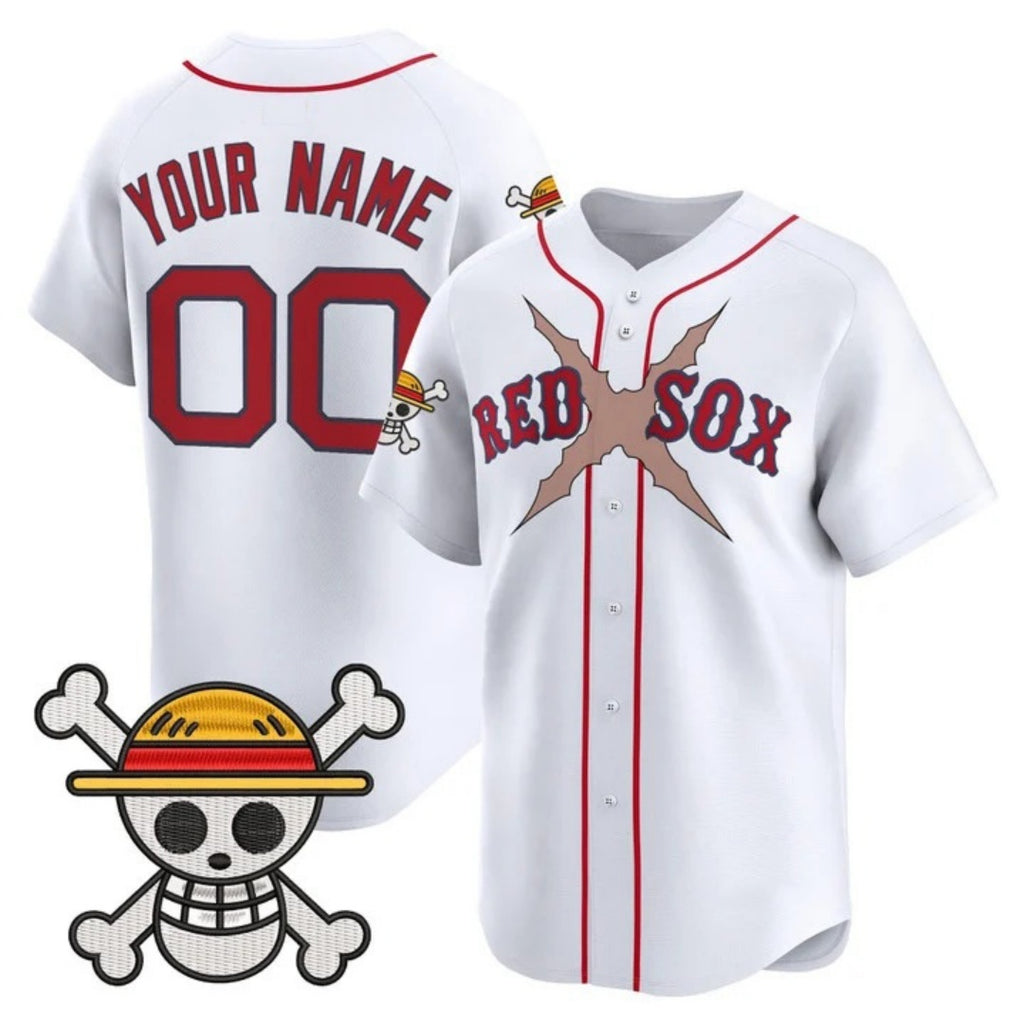 Custom Boston Red Sox x One Piece White HOLBERT Vapor Premier Limited Jersey - Stitched