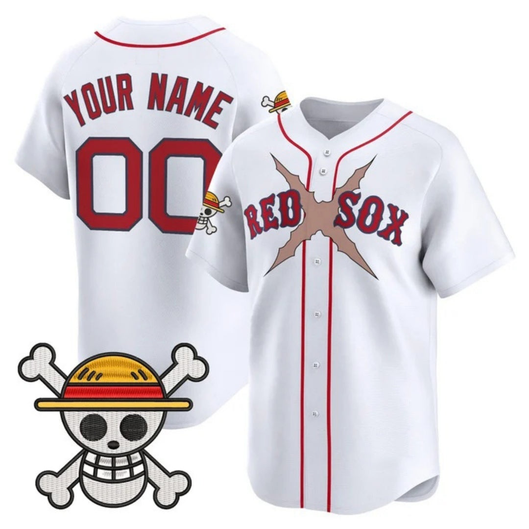 Custom Boston Red Sox x One Piece White HOLBERT Vapor Premier Limited Jersey - Stitched