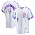Kansas City Royals #9 Vinnie Pasquantino White HOLBERT 2026 City Connect Stadium Jersey