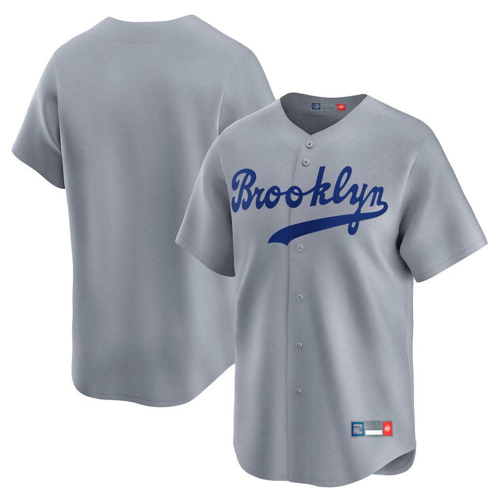 Los Angeles Dodgers Blank Player Gray HOLBERT Game Limited Home Stitched Jerseys