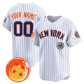 Custom New York Yankees x Dragon Ball White HOLBERT Vapor Premier Limited Jersey - All Stitched