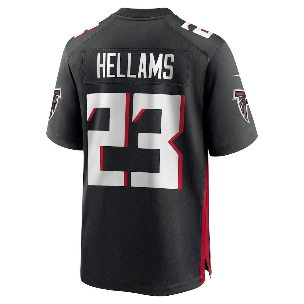A.Falcons #23 DeMarcco Hellams Black HOLBERT Team Game Jersey