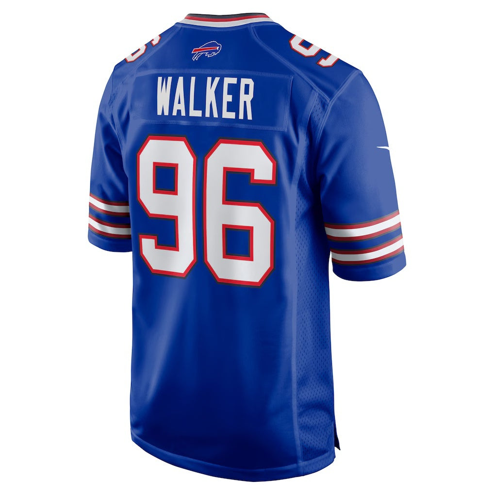 B.Bills #96 Deone Walker Royal HOLBERT Team Game Jersey
