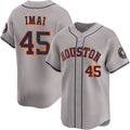 Houston Astros #45 Tatsuya Imai Grey HOLBERT 2026 Limited Stitched Jersey