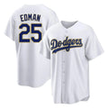 Los Angeles Dodgers #25 Tommy Edman Player Gold White HOLBERT 2026 Collection Stadium Game Stitched Jerseys