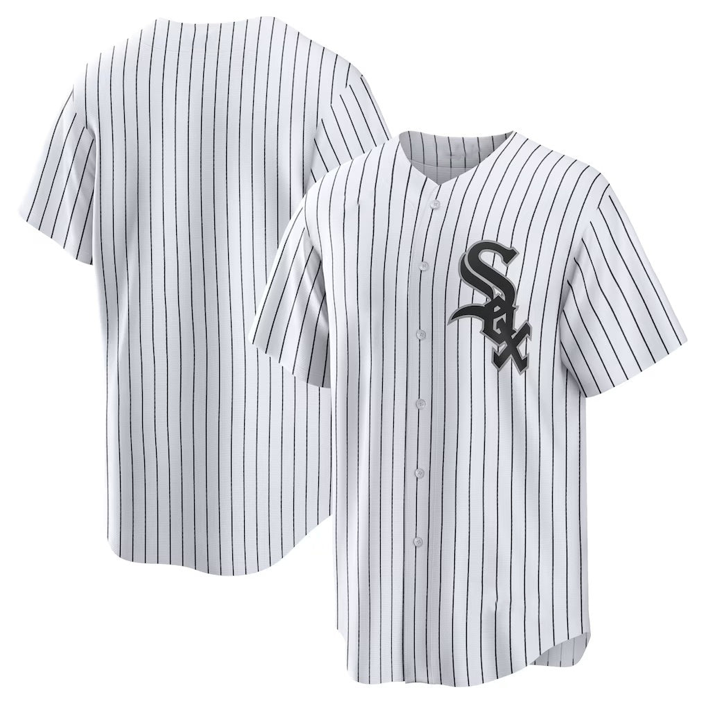 Chicago White Sox White HOLBERT Home Replica Team Jersey_1