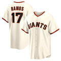 San Francisco Giants #17 Heliot Ramos Cream HOLBERT Home Replica Jersey